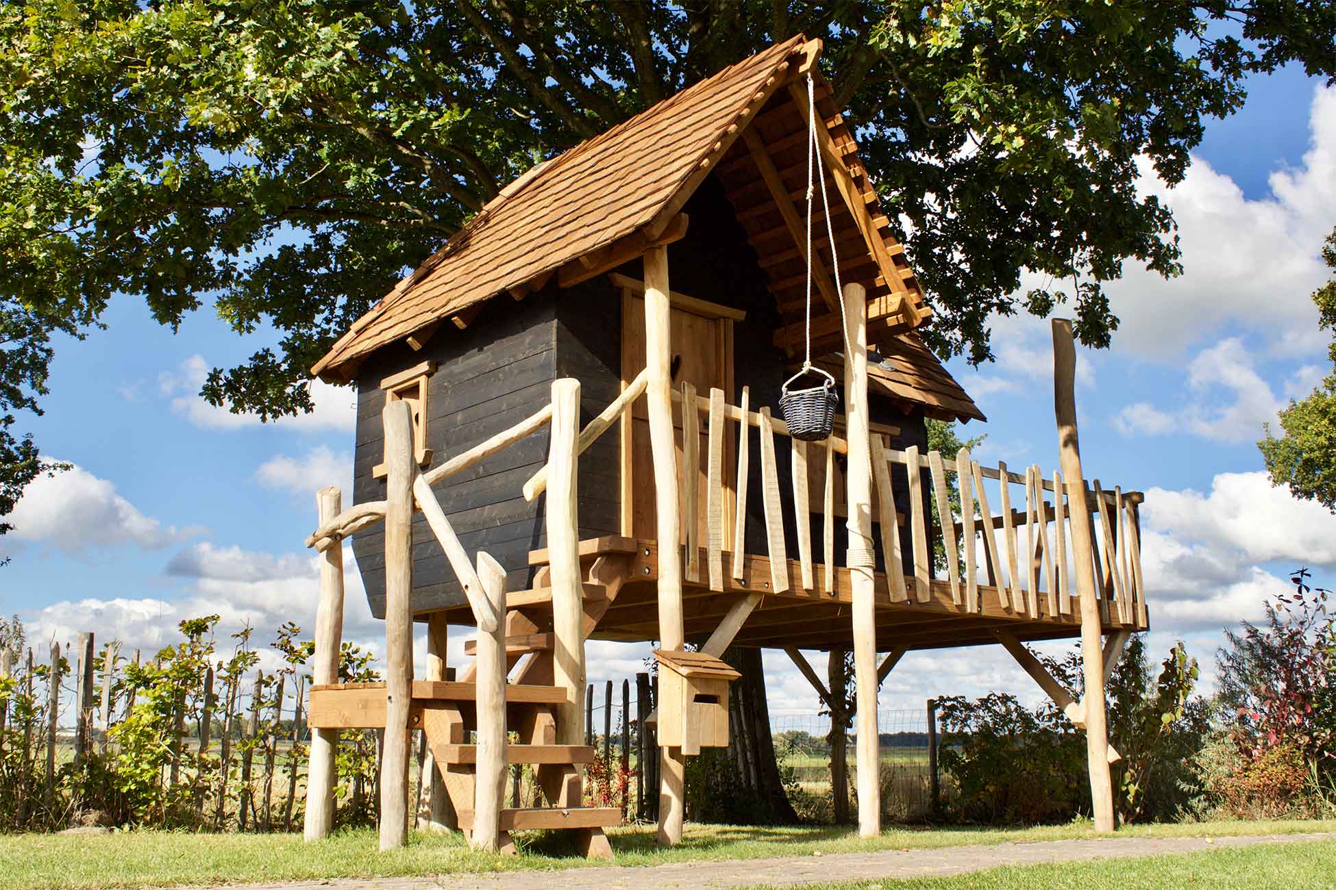 mooie boomhut