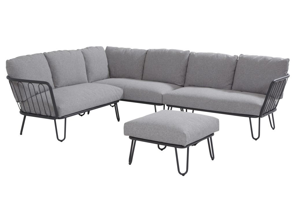 hoek loungeset aluminium