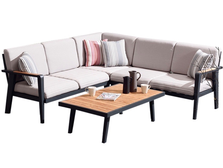 hoek loungesets van aluminium