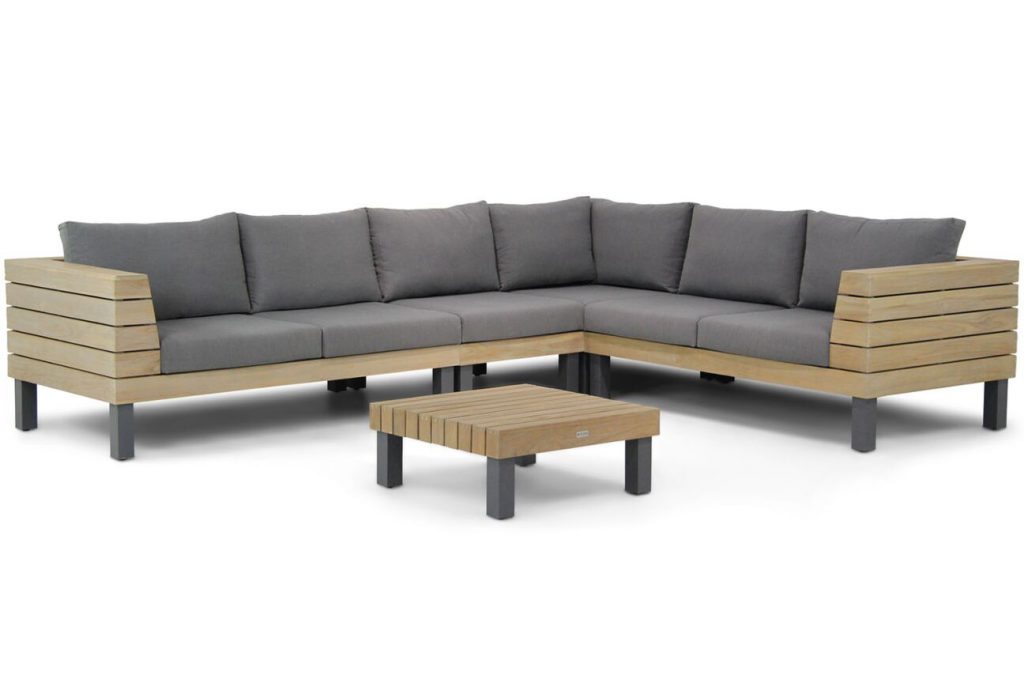 stevige houten loungebank