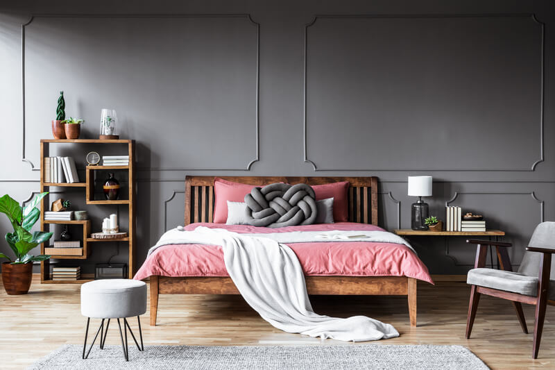 roze slaapkamer