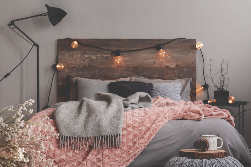 slaapkamer in roze