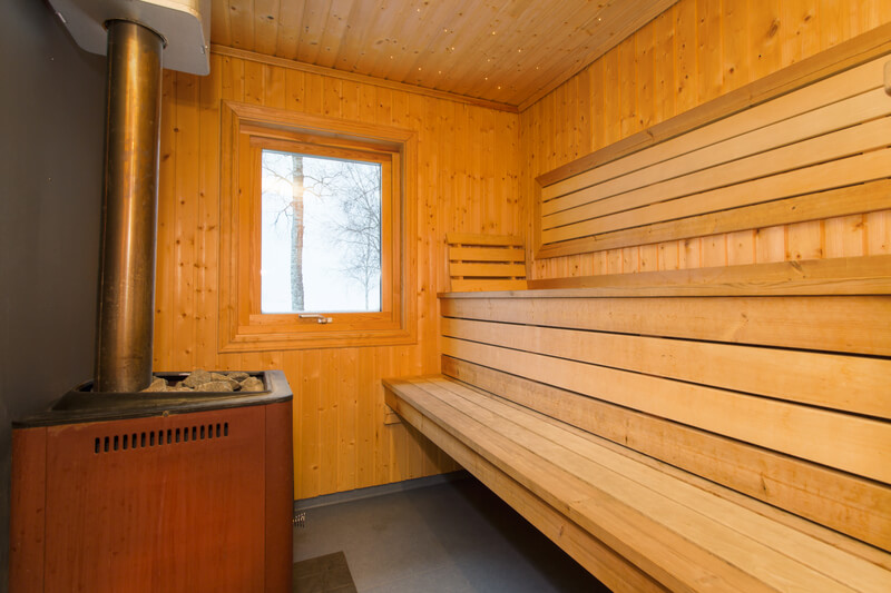 finse sauna buiten