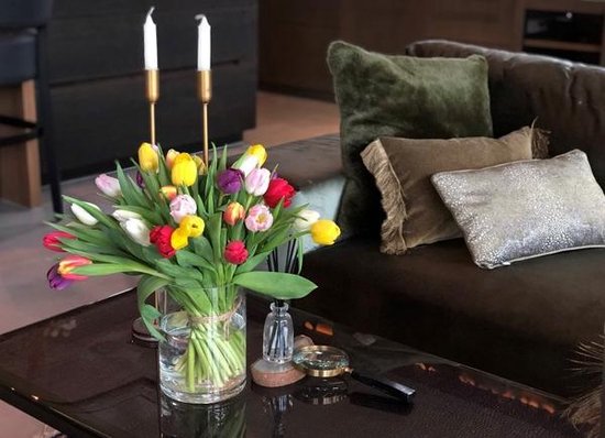 Verse bloemen boeket TULPEN