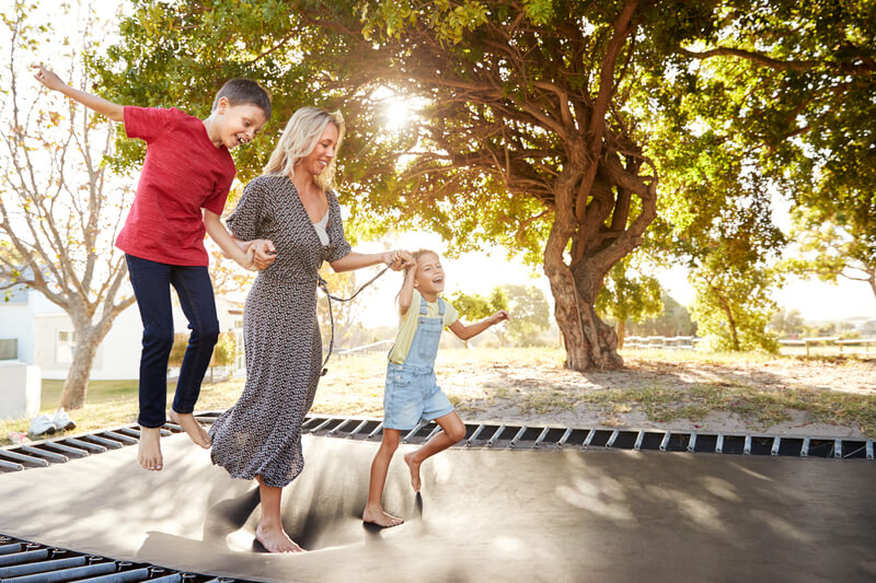 tuin trampoline