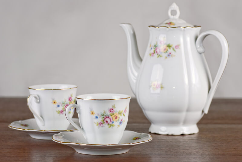 Porselein theeservies mooi houden zo doe je dat