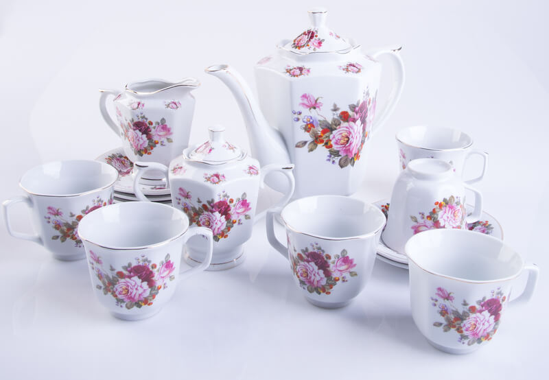 theeservies van Porselein mooi houden