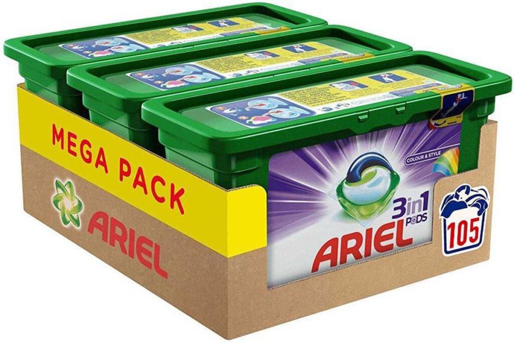 Ariel 3in1 PODS Colour & Style Kwartaalbox