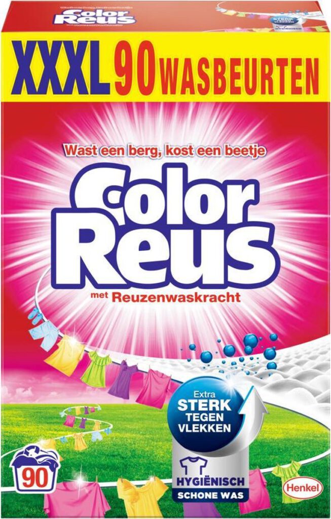Voordeelverpakking Color Reus Waspoeder Wasmiddel
