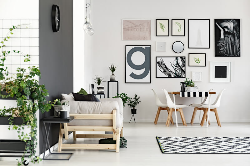 een kleurvlak op de muur maken