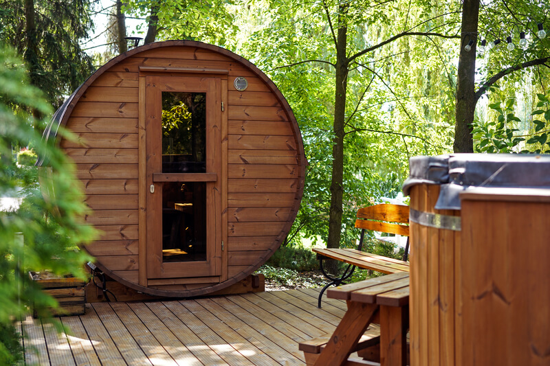 een sauna thuis