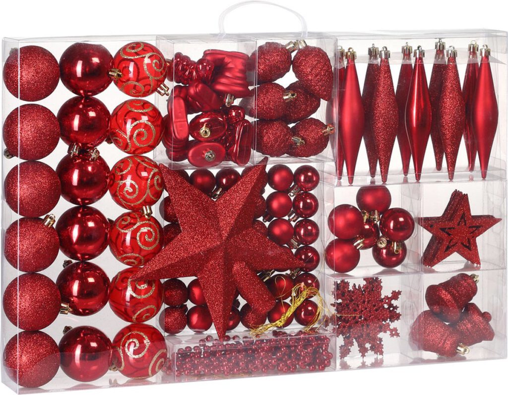 Casaria Kerstballen Set Mix