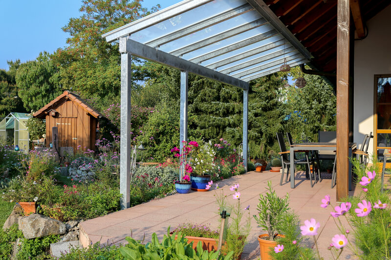 terrasoverkapping tuin