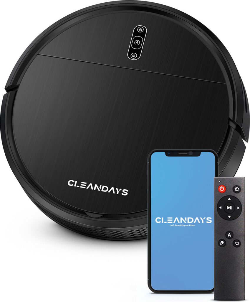 CleanDays Robotstofzuiger D2-007 met Dweilfunctie
